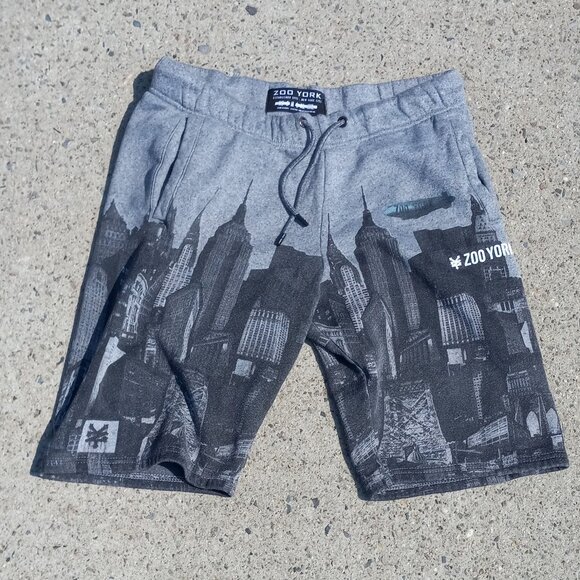 Zoo York Skyline Thread Collective SWEAT SHORTS New York City Landmarks (M) - Picture 3 of 16